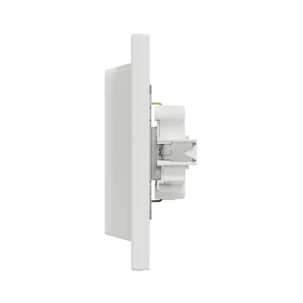Розетка Schneider Electric Asfora белая двойная внутренняя с заземлением EPH9900121