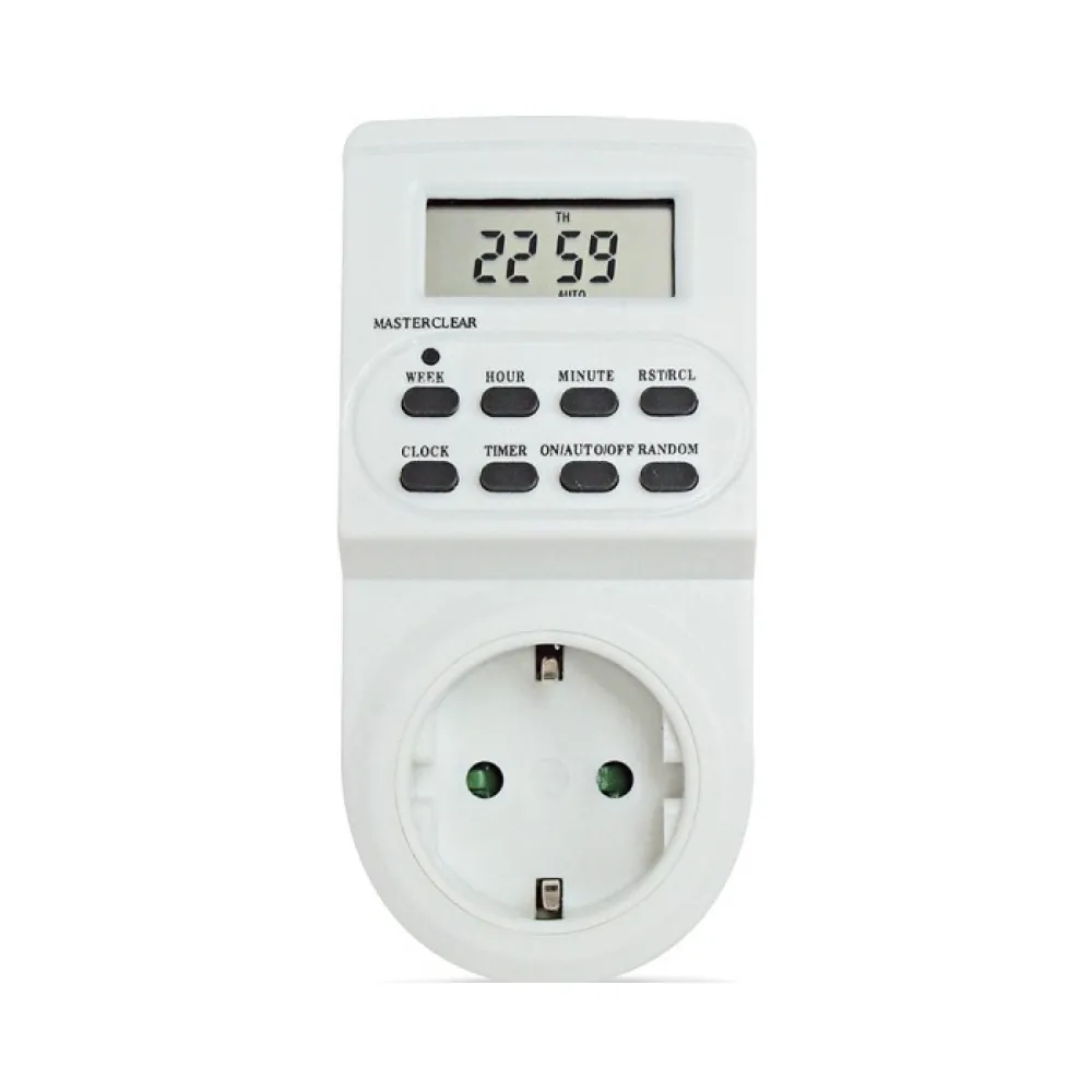 Розетка з таймером Feron TM22 тижнева 23205
