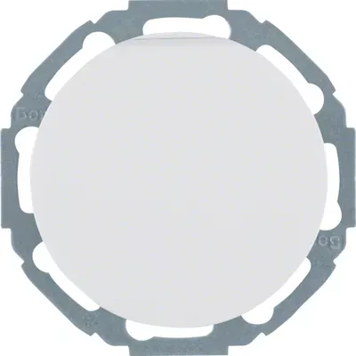 Розетка Berker R.x з з/к з шторками та кришкою полярна білизна 47442089
