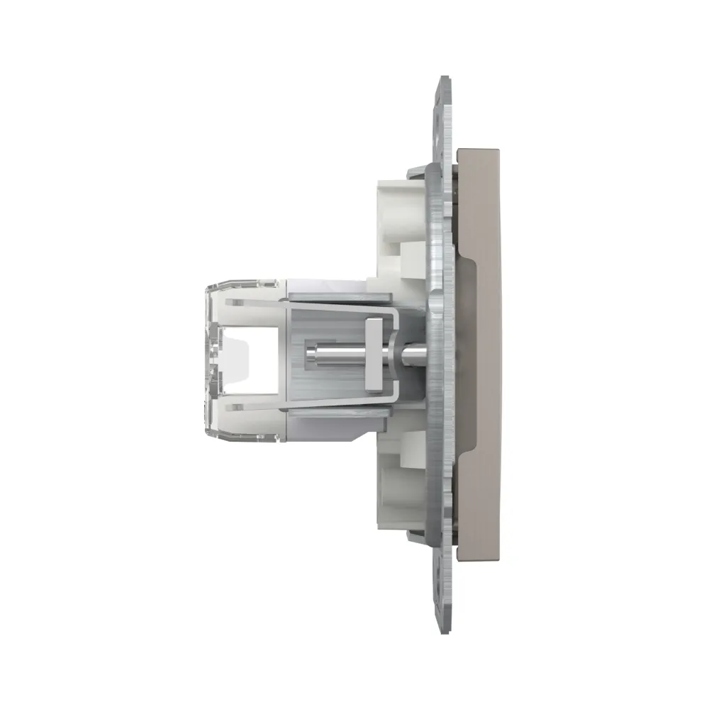 Розетка компьютерная Schneider Electric Asfora бронза двойная RJ45 UTP 5E внутренняя EPH4400169