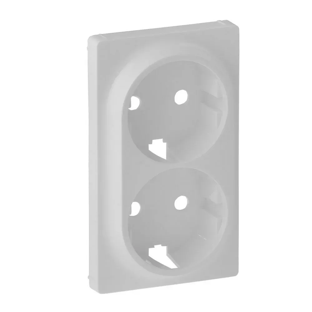 Legrand Valena LIFE Накладка розетки подвійної 2К+З Білий 754950