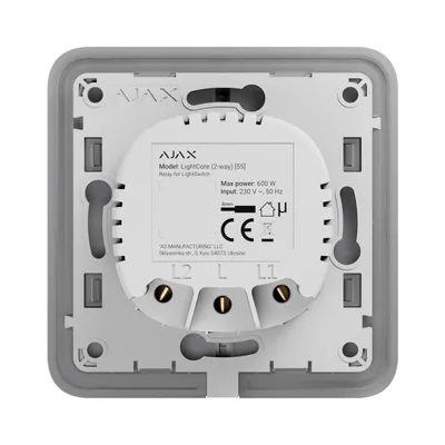 Реле Ajax LightCore (2-way) Jeweller для проходного выключателя 45112.142.NC