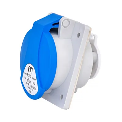 Розетка встроенная ЕТІ EE-3232 IP54 (32A, 230V, 2P+PE) 4482079