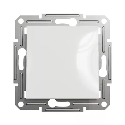 Выключатель Schneider Electric Asfora белый одноклавишный внутренний проходной без рамки EPH0470121