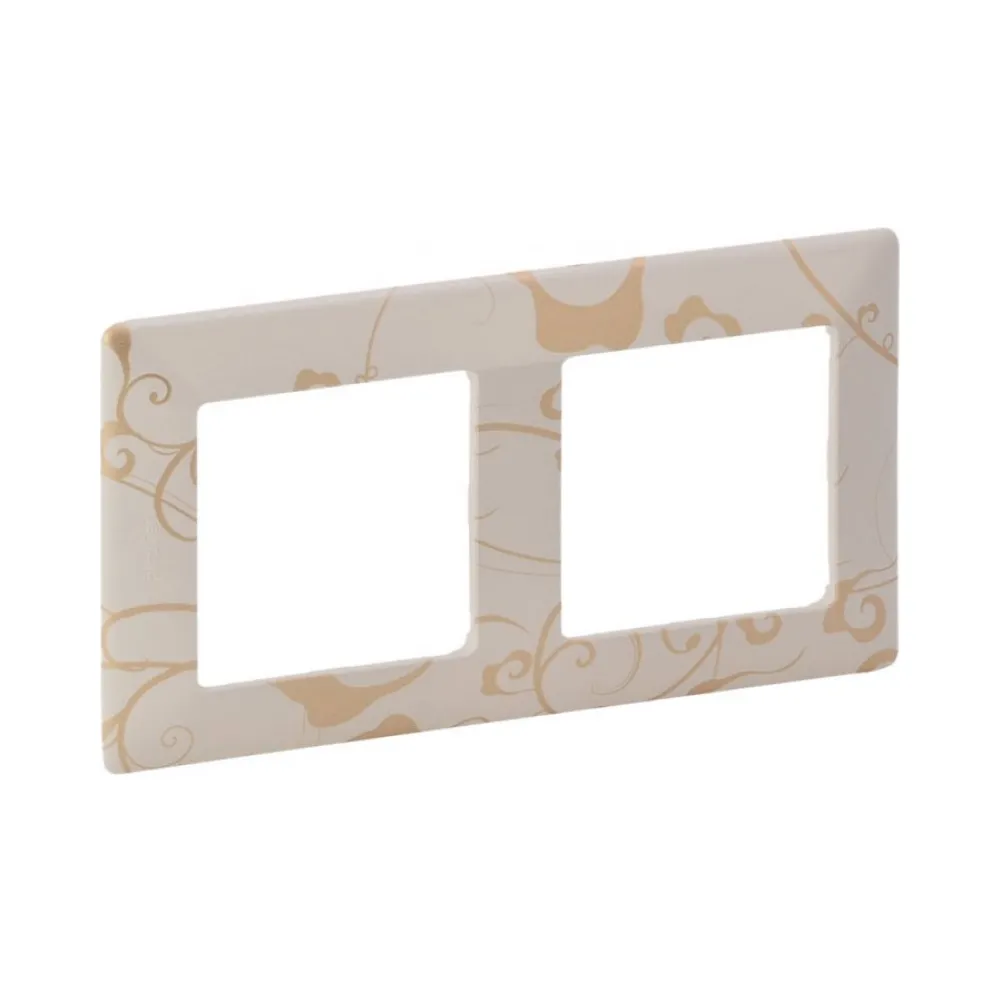 Рамка Legrand Valena Life 2 поста ампир слоновая кость 754112