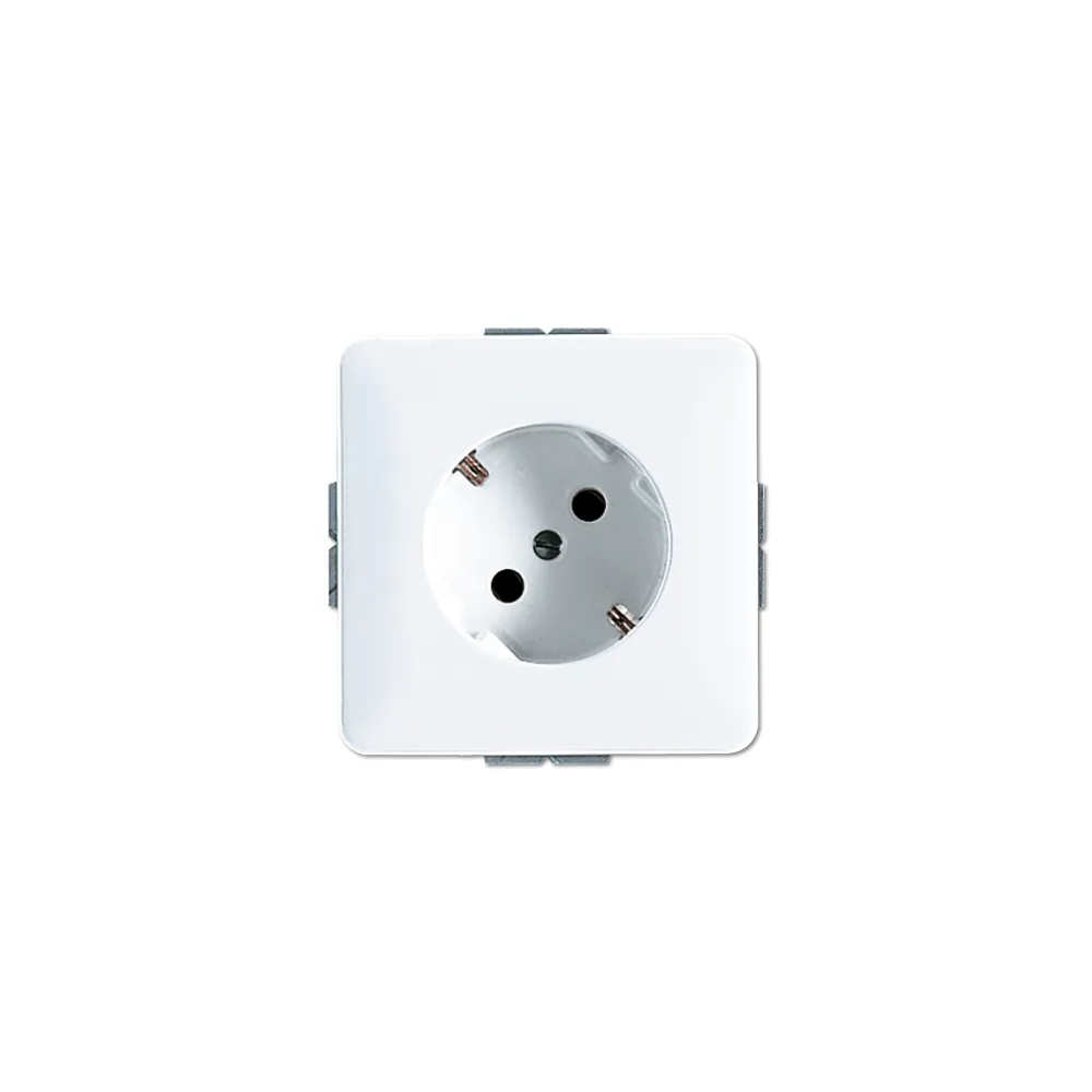 JUNG CD Розетка SCHUKO повернута на 45° білий CD520-45WW