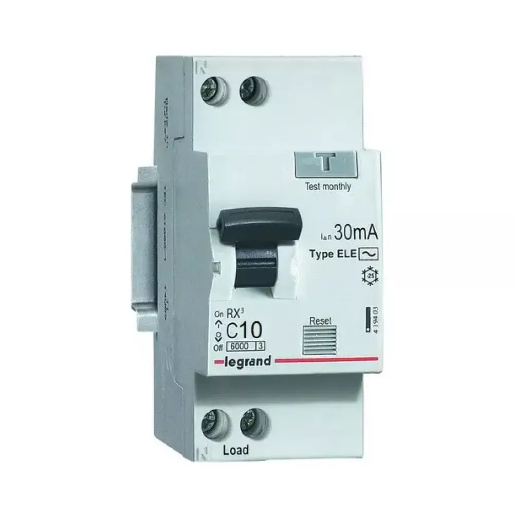 Дифференциальный автомат LEGRAND 1П+Н C 10A 30mA AC 