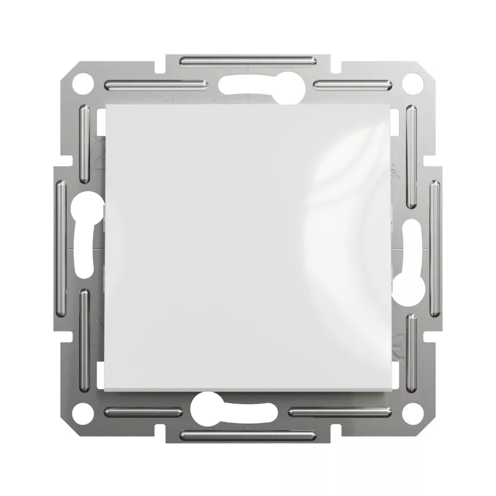 Вимикач Schneider Electric Asfora бiлий одноклавішний внутрішній прохідний без рамки EPH0470121