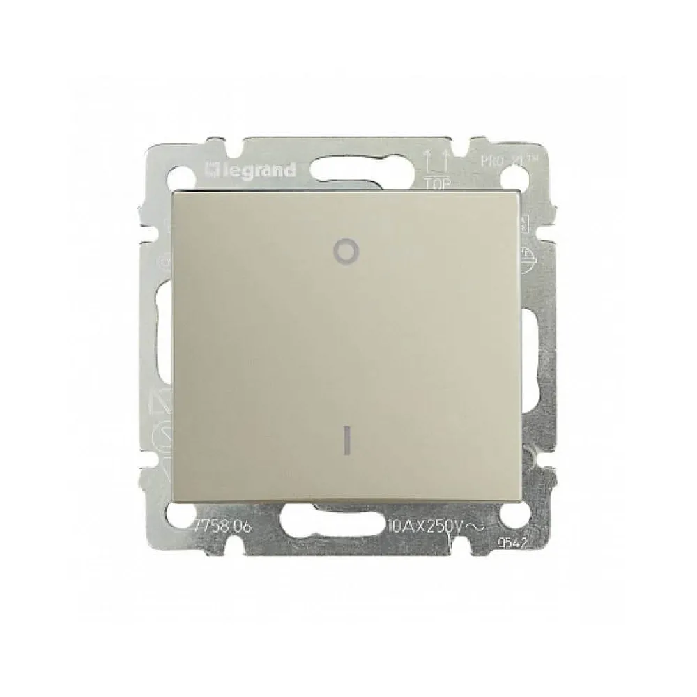 Legrand Valena Classic Вимикач 2-полюсний 16А Слонова кістка 774104