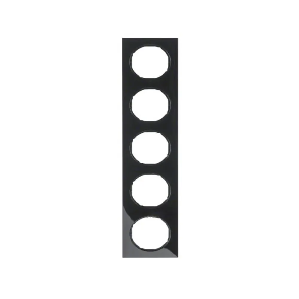 Рамка 5 постов Berker R.3 черный 10152245