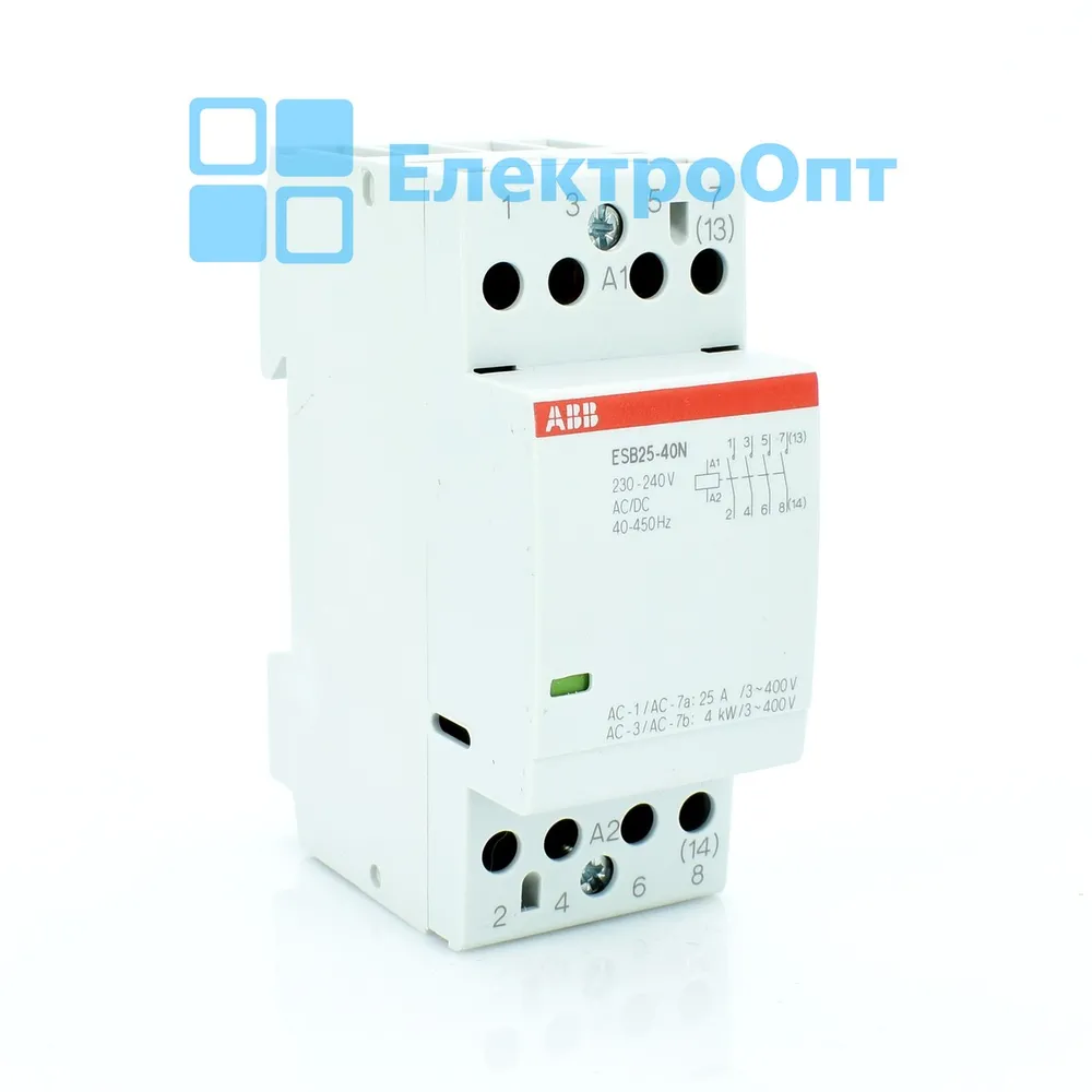 ABB Модульний контактор ESB25-40N-06