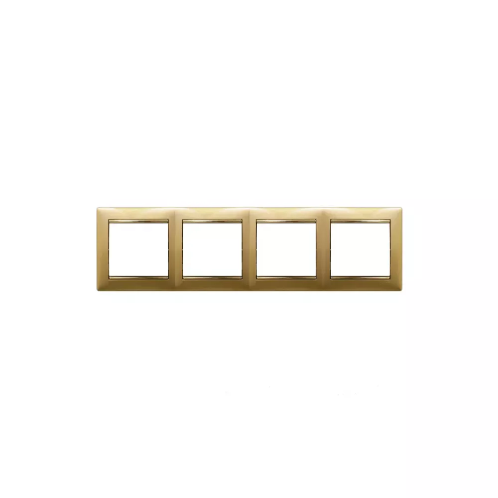 Legrand Valena Classic Рамка 4 пост Матове Золото 770304