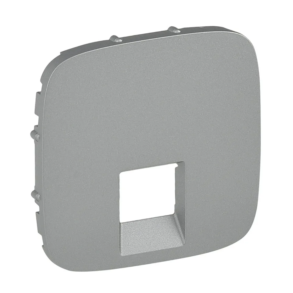 Legrand Valena ALLURE накладка розетки RG11/45 Алюміній 755417