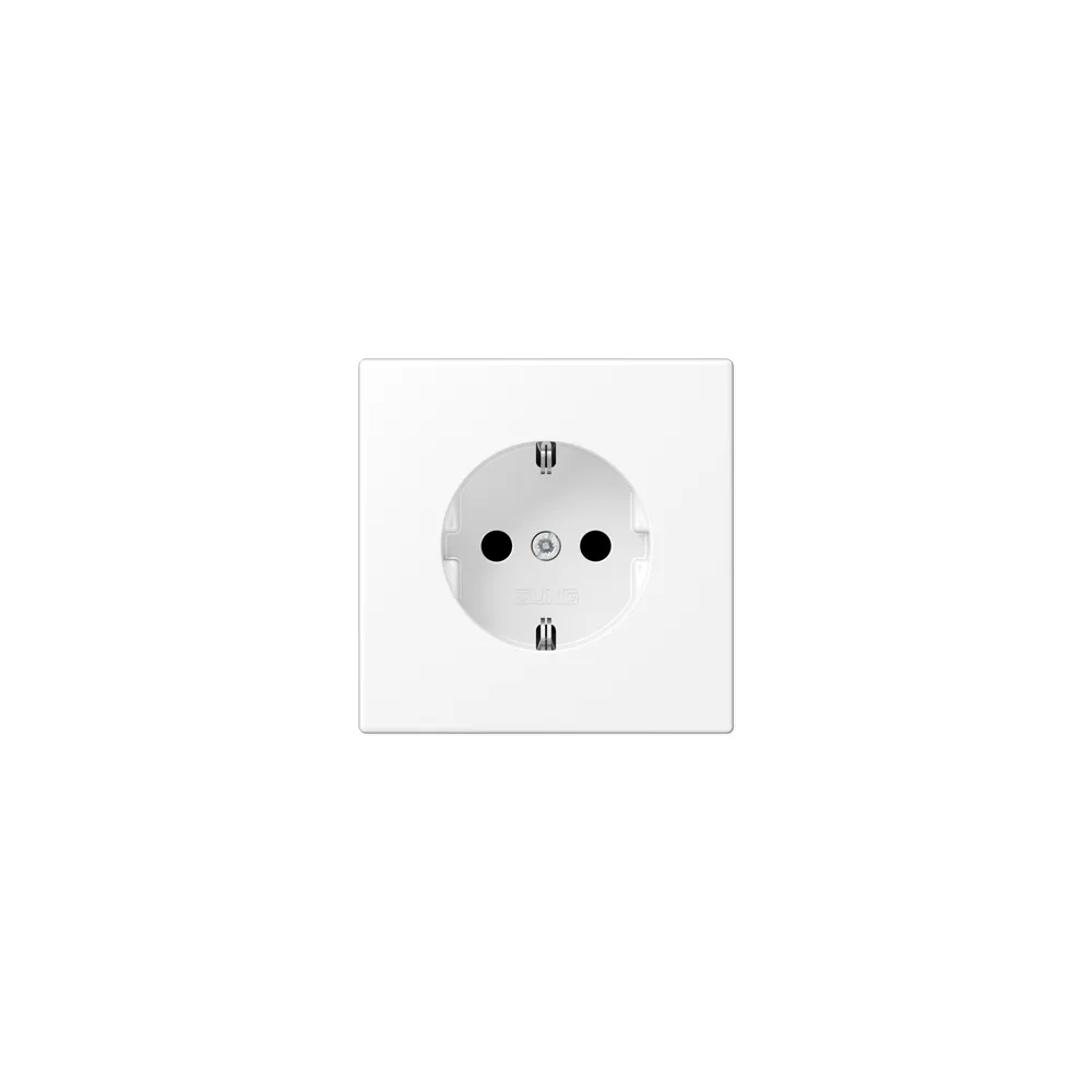 JUNG LSx-механізм SCHUKO®-розетка 16 A / 250 B ~ білосніжний матовий LS1520KIWWM