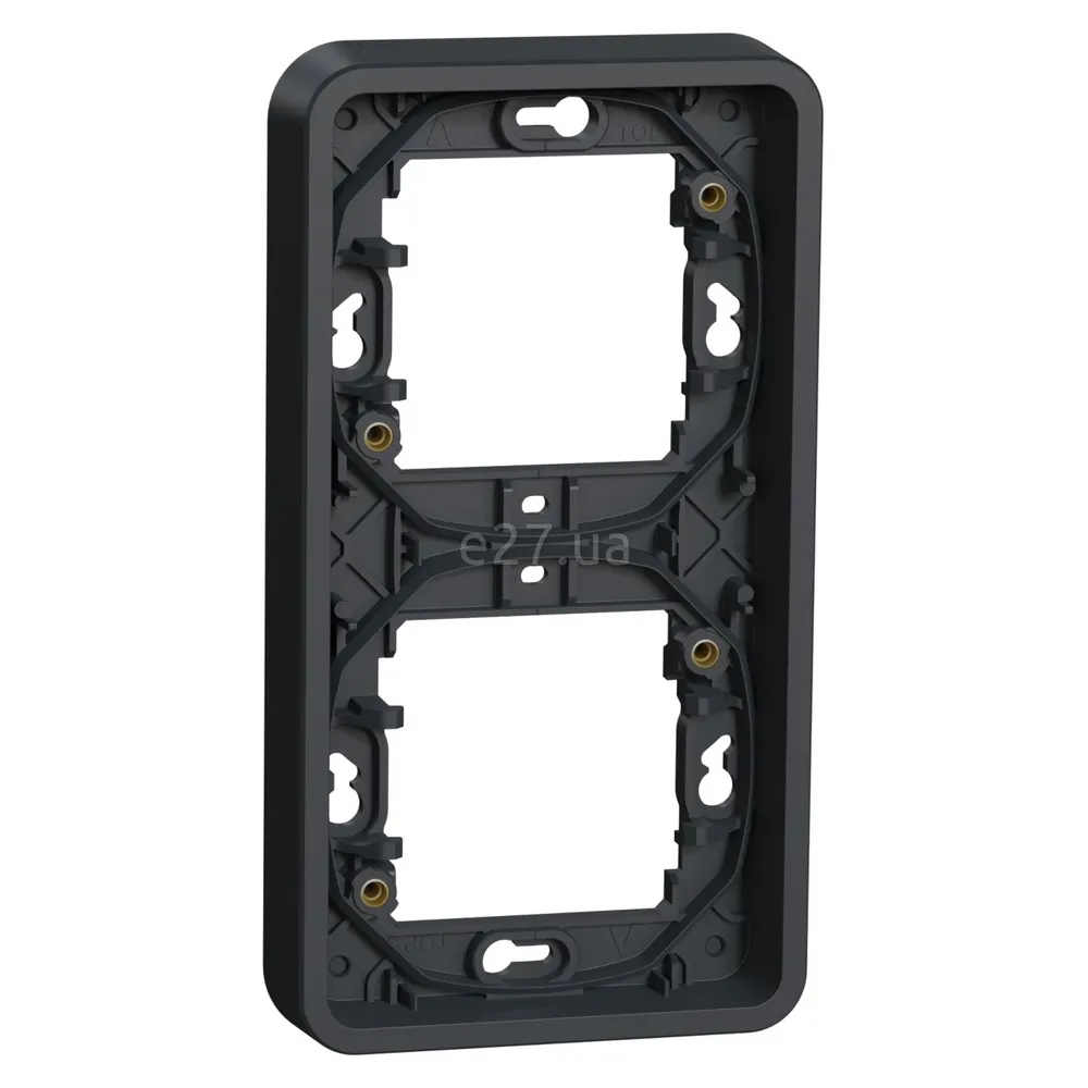 Schneider MUREVA S РАМКА 2-постова вертик, ЧОР, IP55 MUR34151