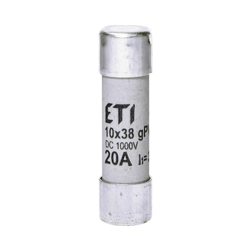 Запобіжник ETI CH 10x38 gPV 20A 1000V (30kA) 2625085 