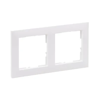Рамка 2-постова Legrand Suno білий 721502