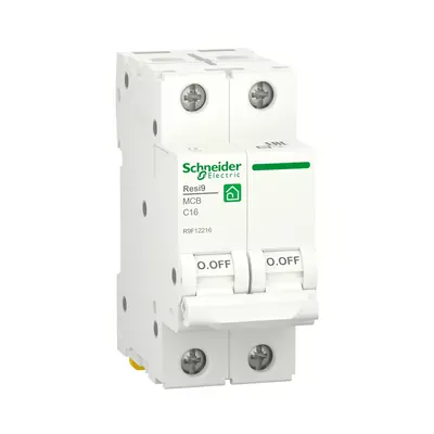 Автоматичний вимикач Schneider Electric Resi 9 С 2p 16A R9F12216