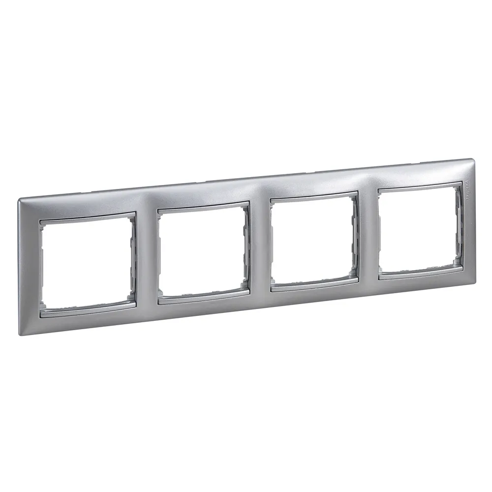 Legrand Valena Classic Рамка 4 пости Алюміній 770154