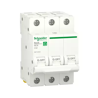 Автоматичний вимикач Schneider Electric Resi 9 С 3p 32A R9F12332