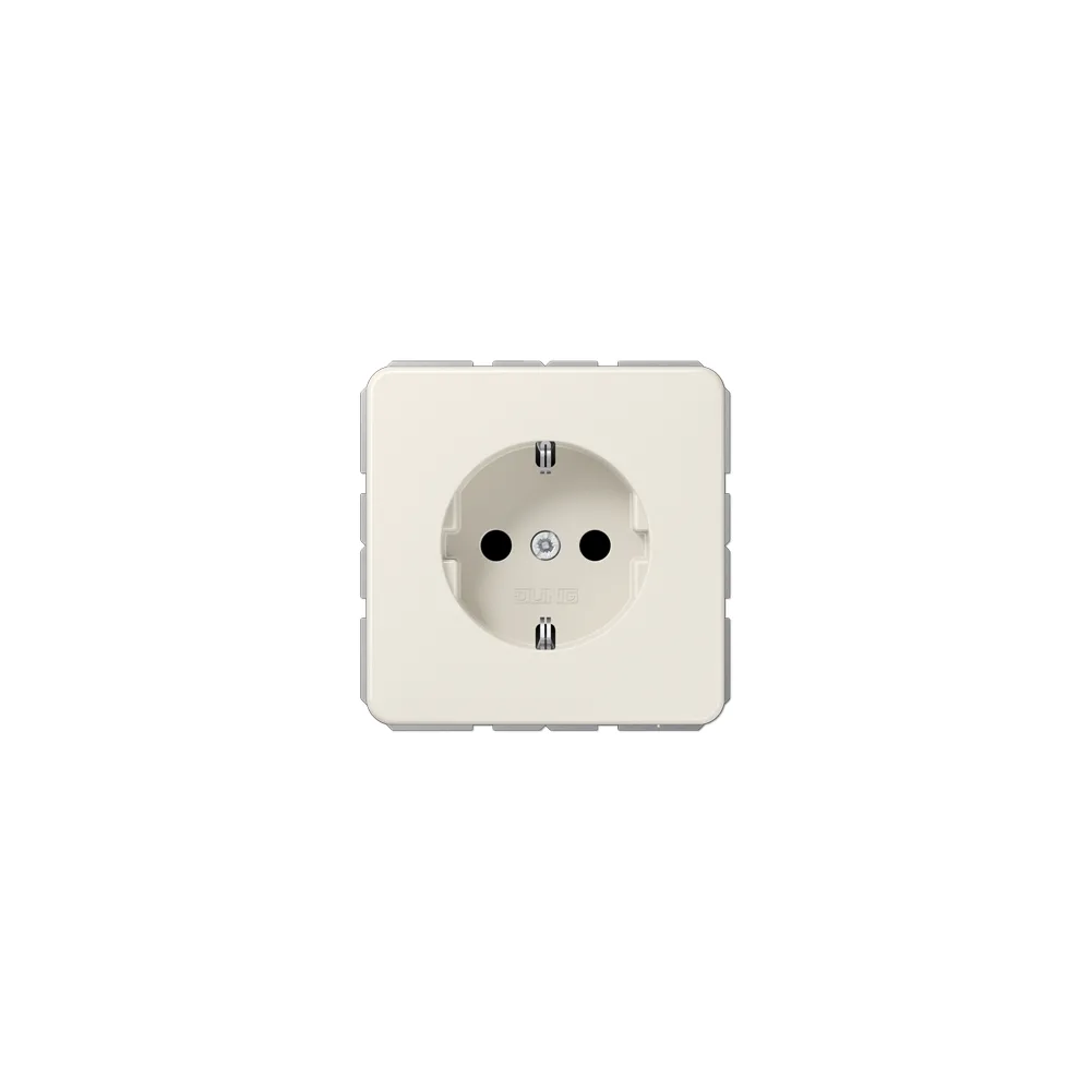 JUNG CD Розетка SCHUKO слонова кістка CD1520