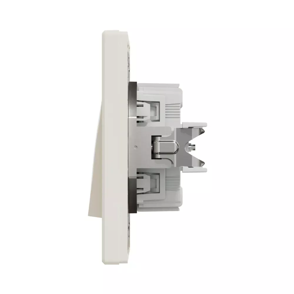 Кнопочный выключатель Schneider Electric Asfora крем самозажимной EPH0700123