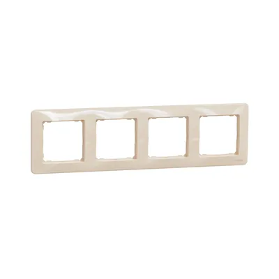 Рамка Schneider Sedna Design 4-х кратная бежевый SDD312804