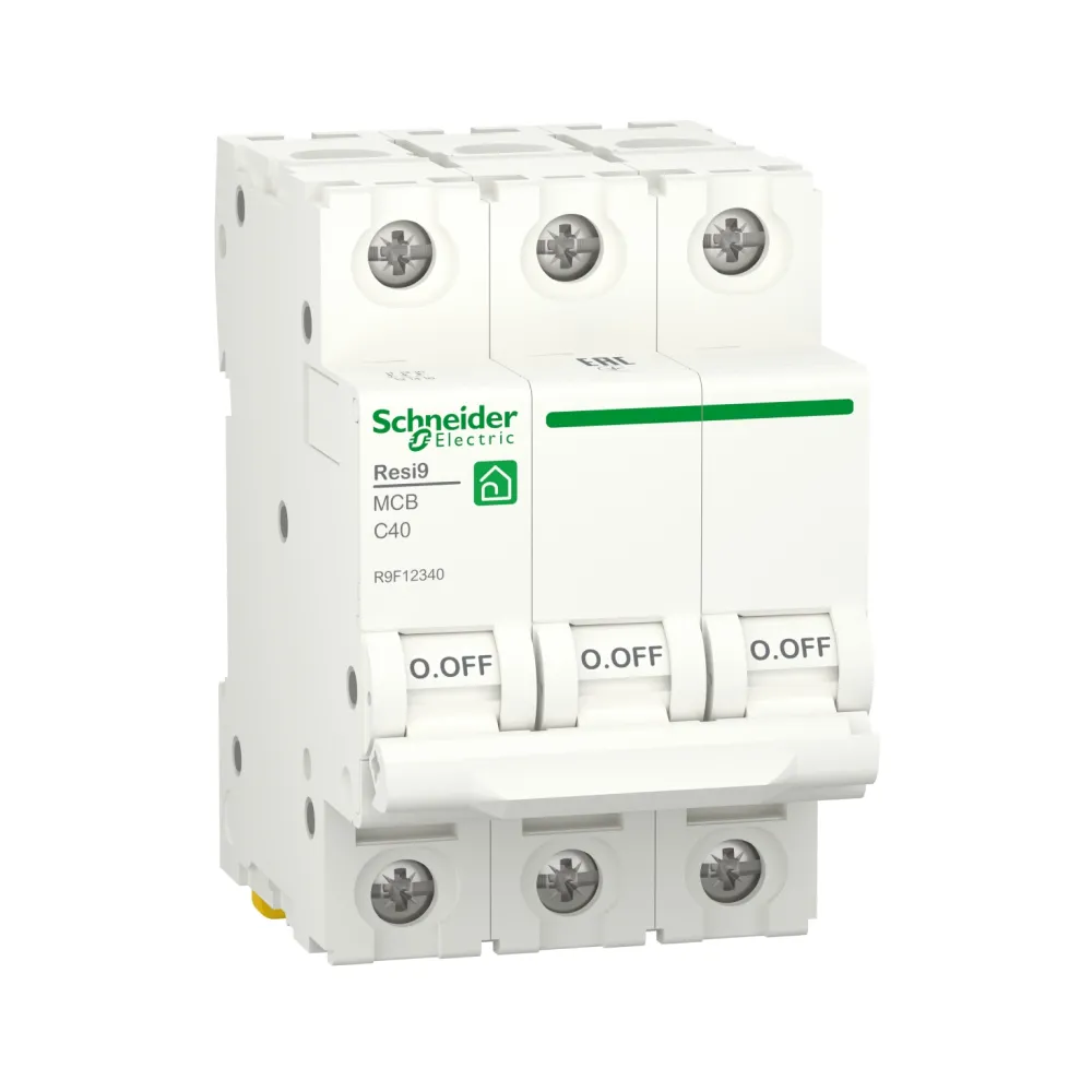Автоматичний вимикач Schneider Electric Resi 9 С 3p 40A R9F12340