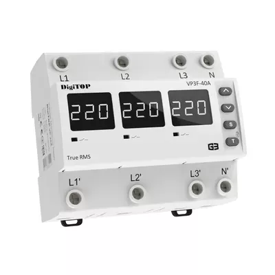 Реле напруги DigiTOP 40А (max 50A) VP-3F40A M6W