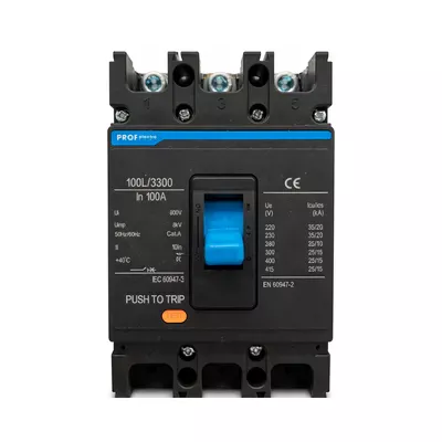Силовий автоматичний вимикач Profelectro MCCB FHPM1-100L/3 100A