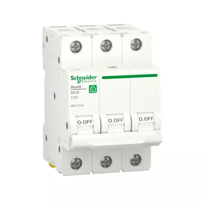 Автоматичний вимикач Schneider Electric Resi 9 С 3p 10A  R9F12310