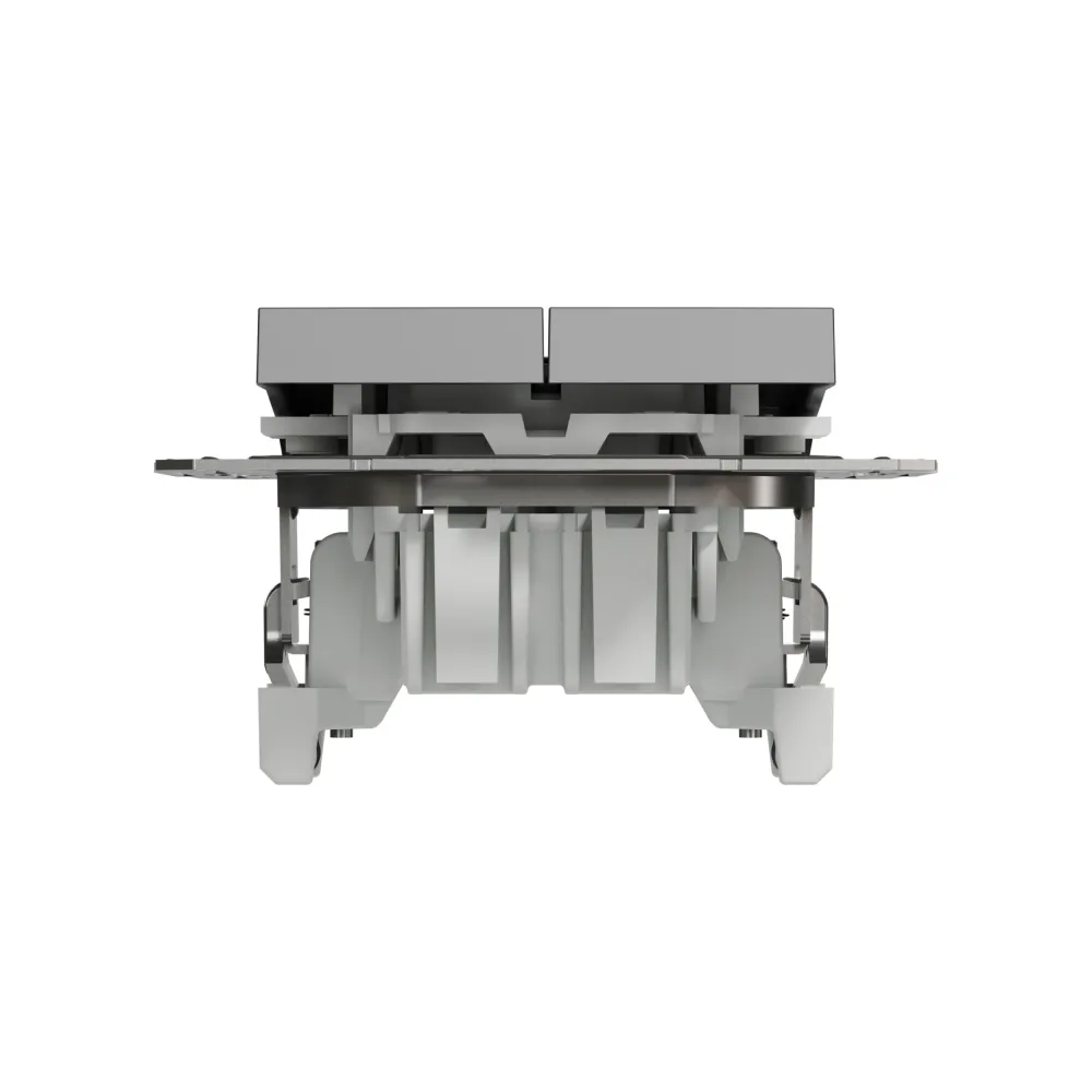 Выключатель Schneider Electric Asfora антрацит двухклавишный самозажимной внутренний EPH0300171