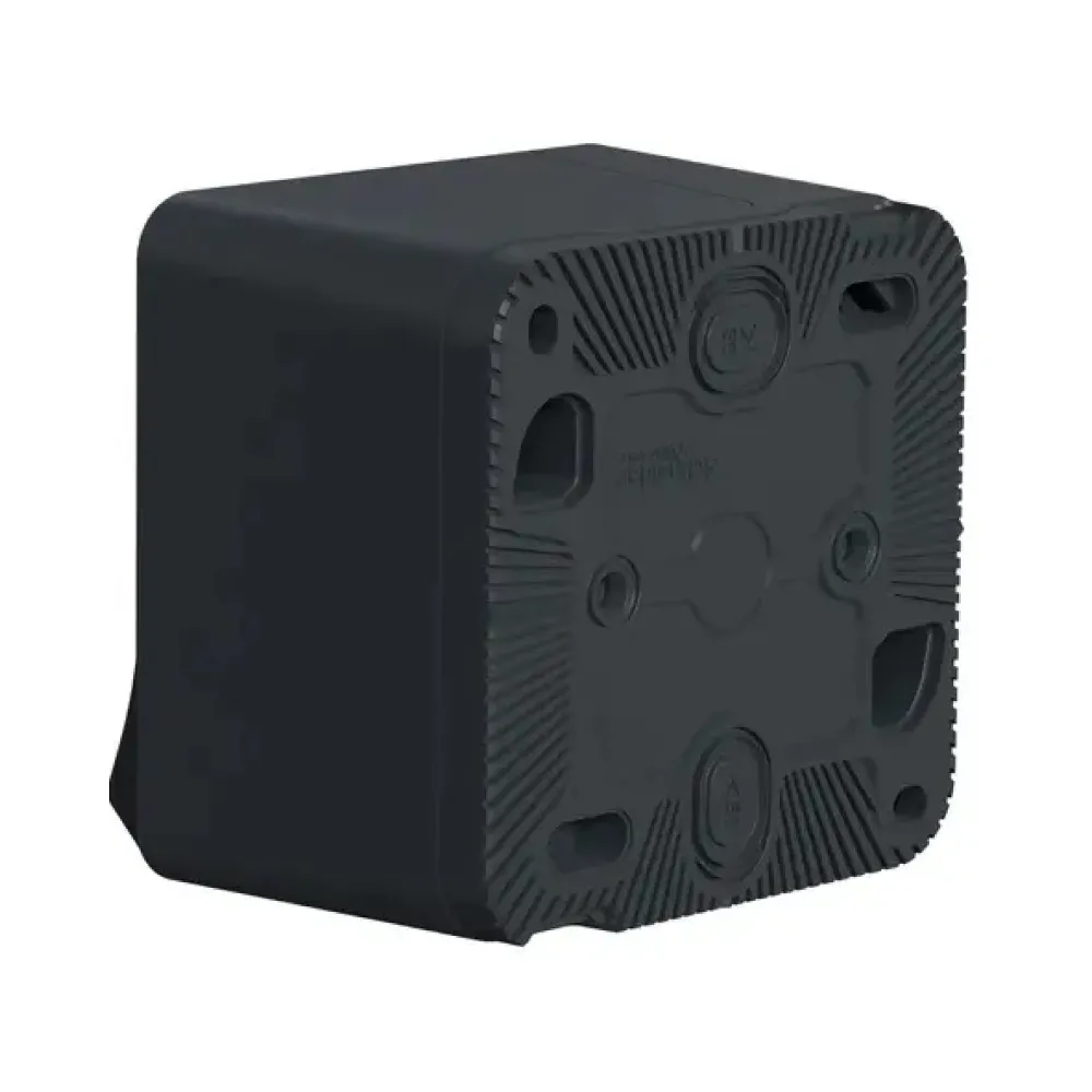 Розетка Schneider Electric Mureva Styl зовнішня з з/к шторками чорний MUR36034