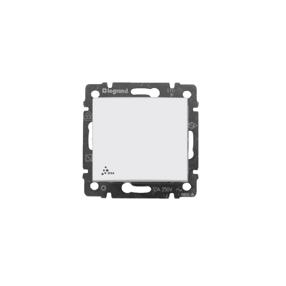 Legrand Valena Classic Перемикач на 2 напрямки 10А ІР44 Білий 774206
