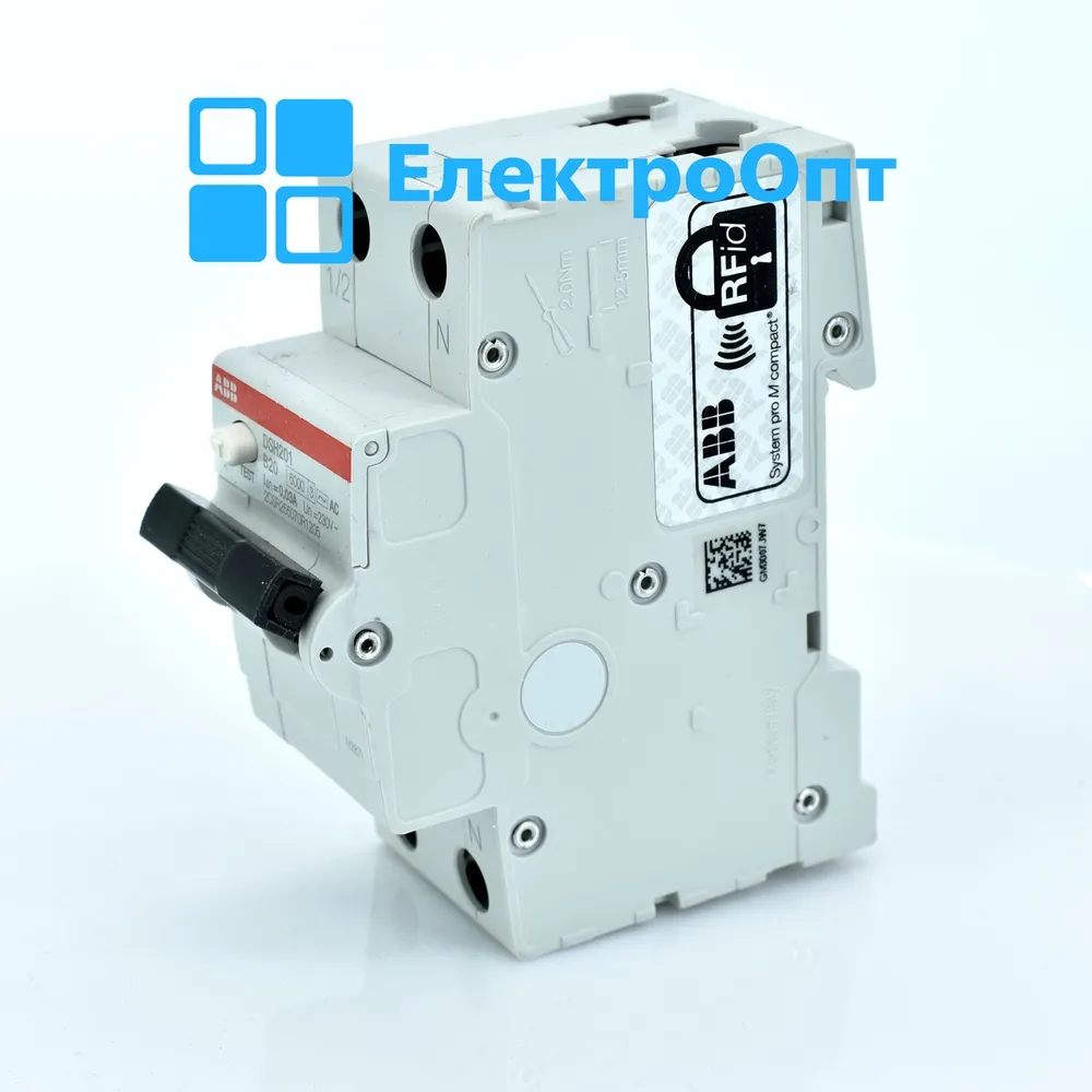 ABB Диференційний автомат Тип АС DSH201 B20 AC30