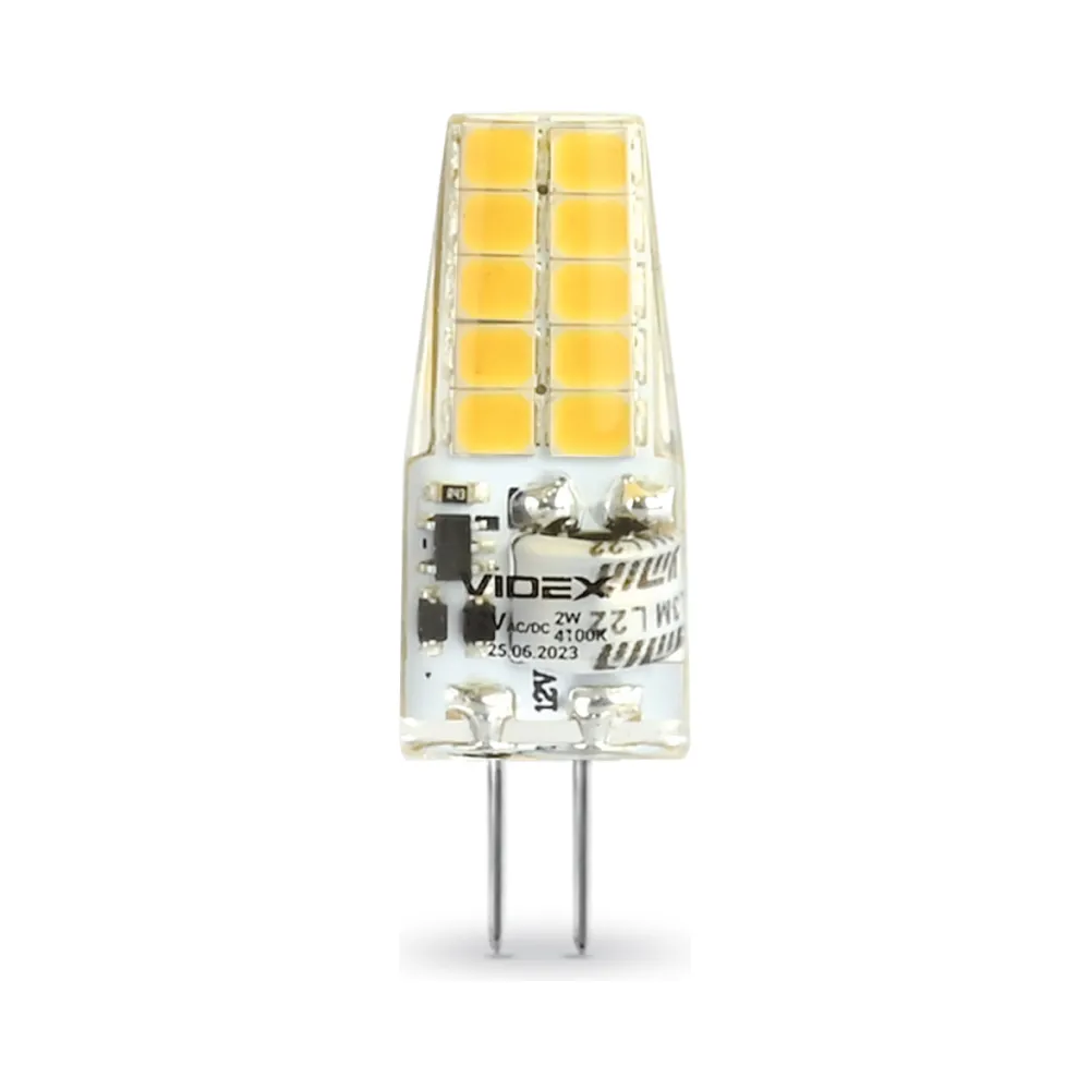 LED лампа VIDEX G4C 12V 2W G4 4100K VL-G4C-02124
