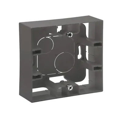 Коробка Legrand Niloe Step зовнішня одинарна сталь 863497