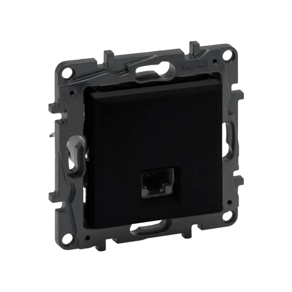 Розетка компьютерная Legrand Niloe Step антрацит RJ45 5UTPj 863567
