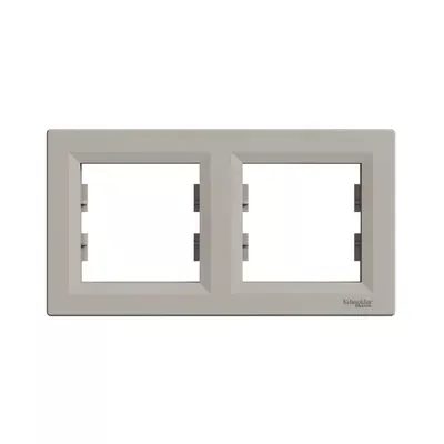 Рамка Schneider Electric Asfora бронза двухместная горизонтальная EPH5800269