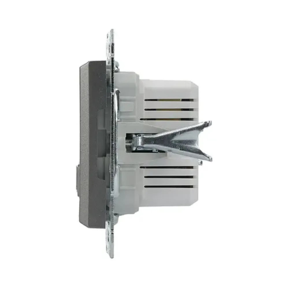 Розетка USB Schneider Electric Asfora сталь подвійна внутрішня EPH2700262