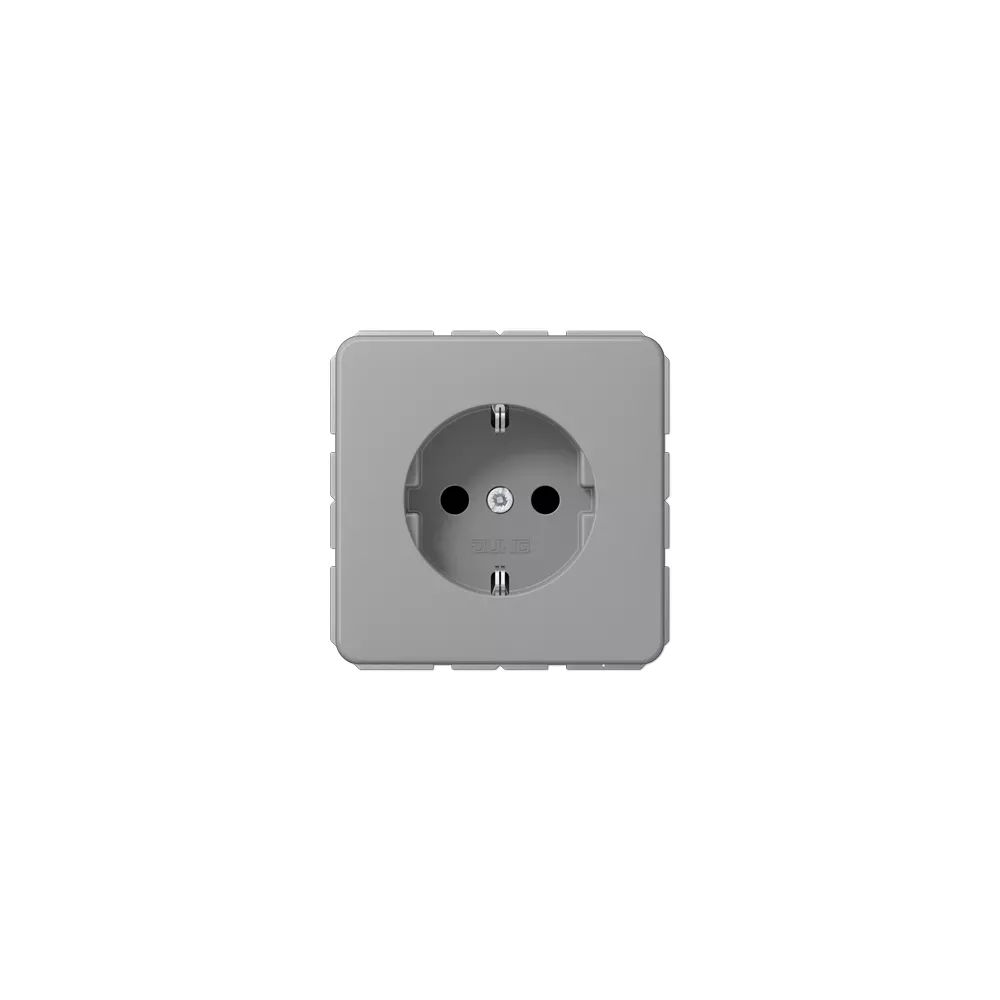 JUNG CD Розетка SCHUKO сірий CD1520GR