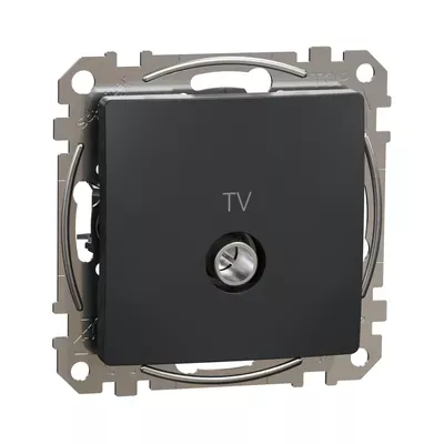 Розетка Schneider Sedna Design 1-а TV внутрішня кінцева чорний SDD114471
