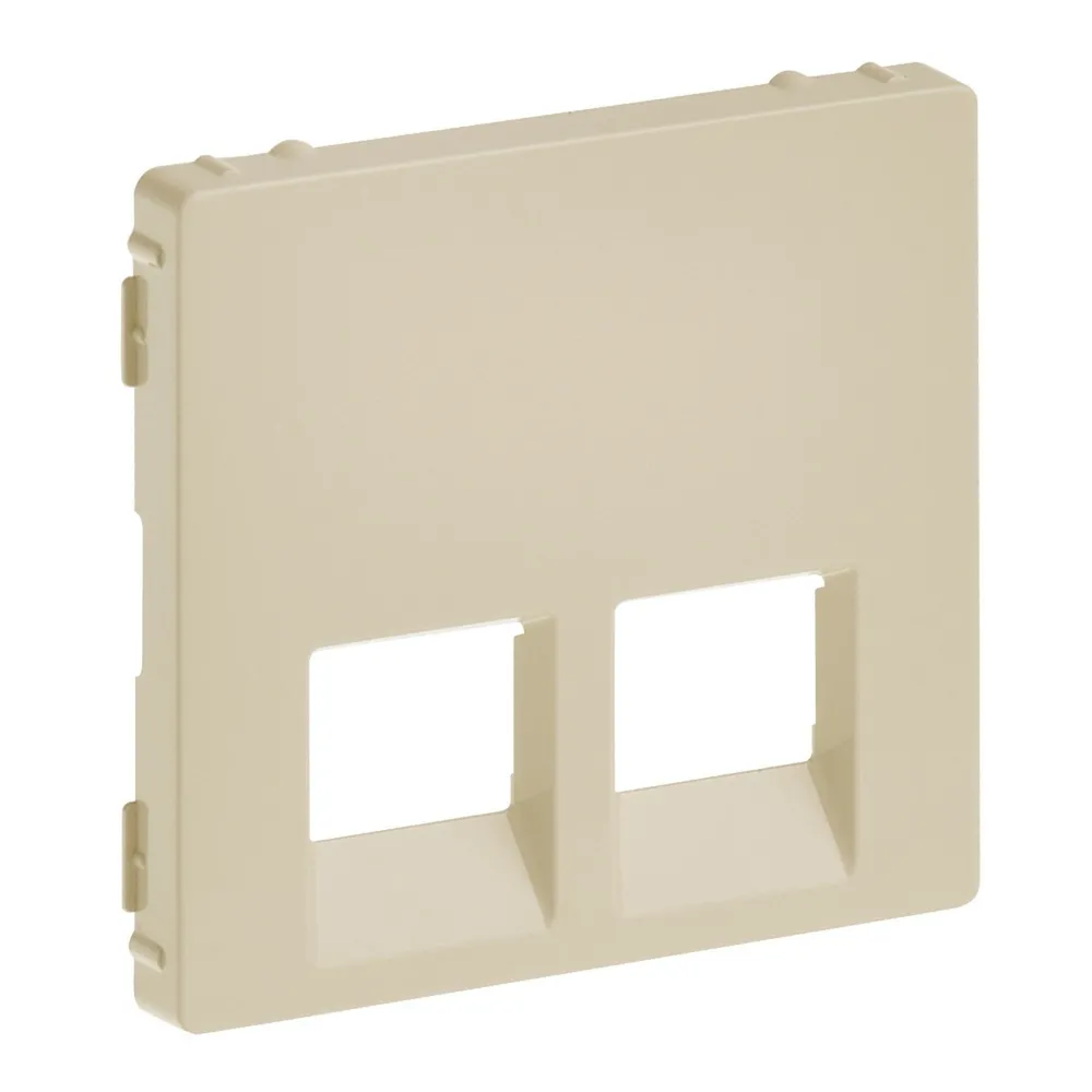 Legrand Valena LIFE Накладка розетки RJ11+RJ45 Слонова кістка 755421