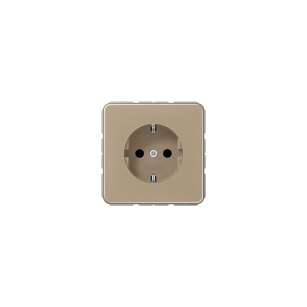 JUNG CD Розетка SCHUKO золота бронза CD1520GB