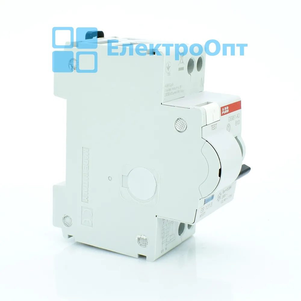 ABB Диференційний автомат Тип АС 2P 6kA B-16 30mA DS951B10/AC-0,03