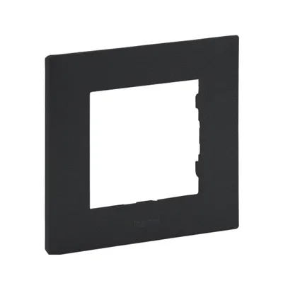 Рамка Legrand Niloe Step 1-постова антрацит 863791