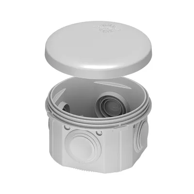 Коробка розподільча зовнішня UNIKA PLANK IP55 O80x40мм IB004 PLK6404650
