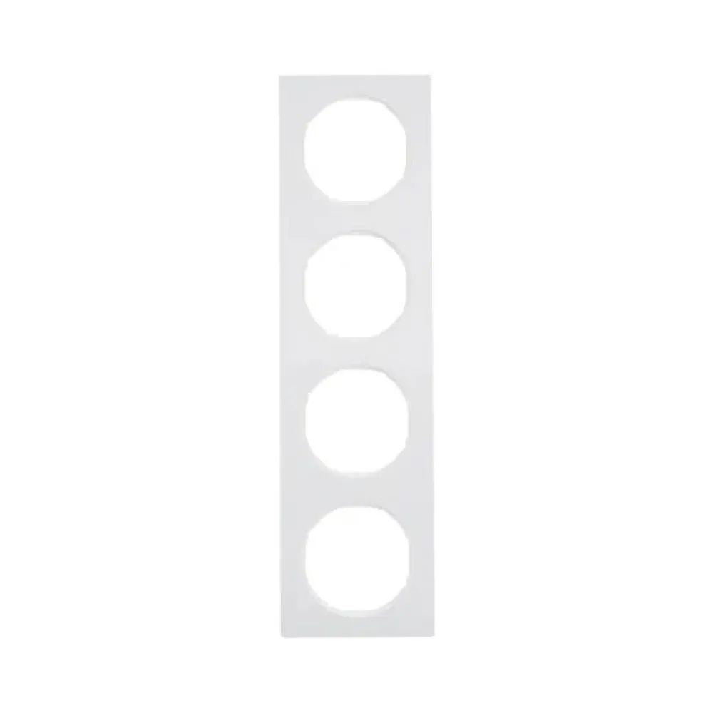 Рамка 4 поста Berker R.3 полярна білизна 10142289