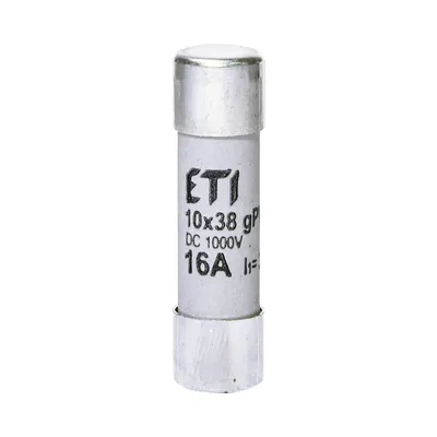 Предохранитель ETI CH 10x38 gPV 16A 1000V (30kA) 2625081