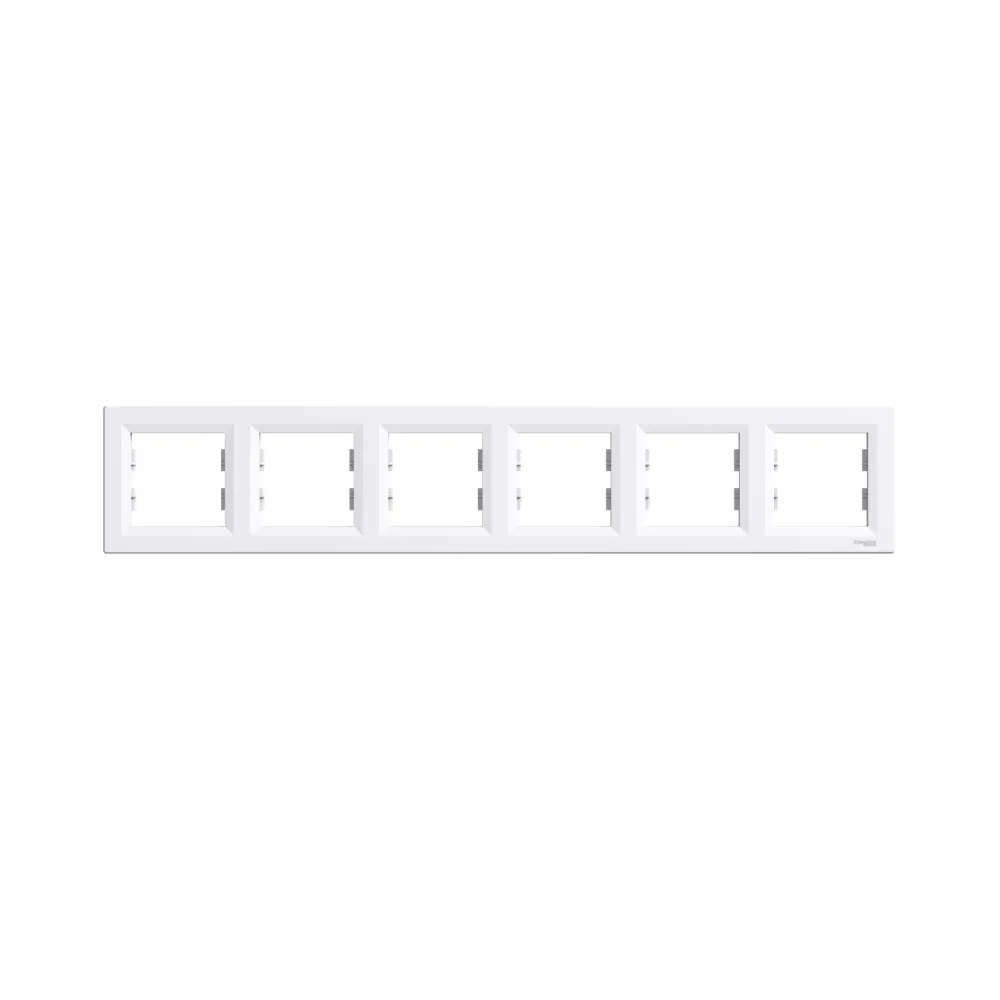 Рамка Schneider Electric Asfora была шестиместная горизонтальная EPH5800621